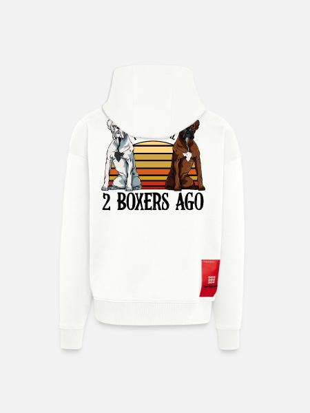 boxer - Zip Hoodie - made by SPREAD - OFF WHITE