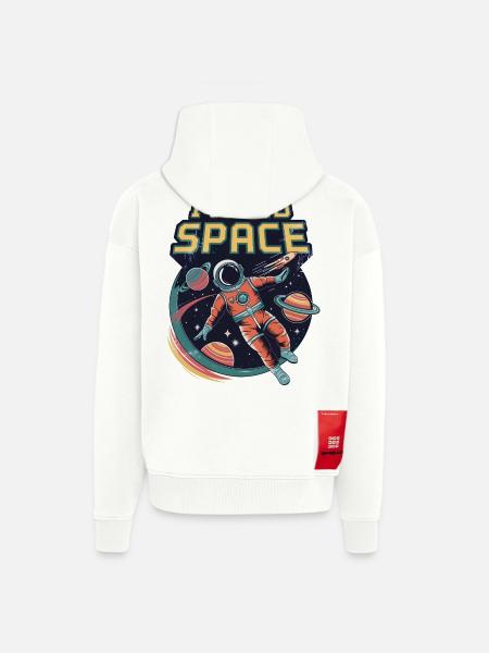 I Need Space - Zip Hoodie - made by SPREAD - OFF WHITE