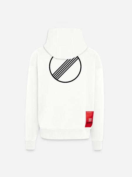 UNLIMITED MOTORWAY GERMANY - Zip Hoodie - made by SPREAD - OFF WHITE