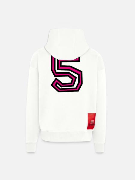 5 - Zip Hoodie - made by SPREAD - OFF WHITE