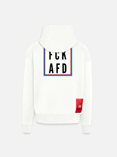 AFD Nein Danke! - Zip Hoodie - made by SPREAD - OFF WHITE