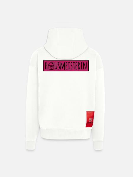 Hausmeisterin - Zip Hoodie - made by SPREAD - OFF WHITE