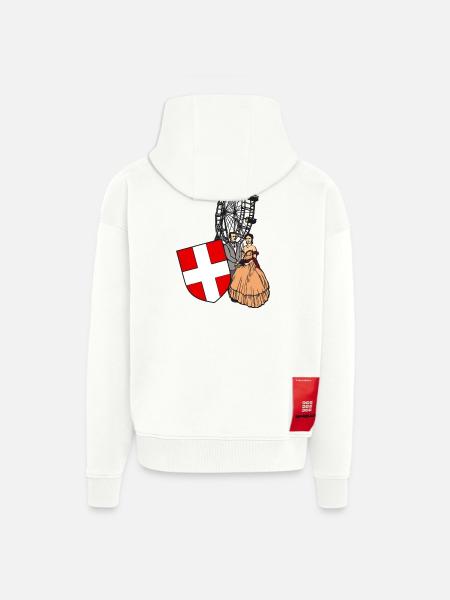Vienna Panorama - Zip Hoodie - made by SPREAD - OFF WHITE