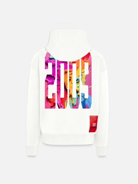 BUNT 17TH BIRTHDAY 2009 - Zip Hoodie - made by SPREAD - OFF WHITE