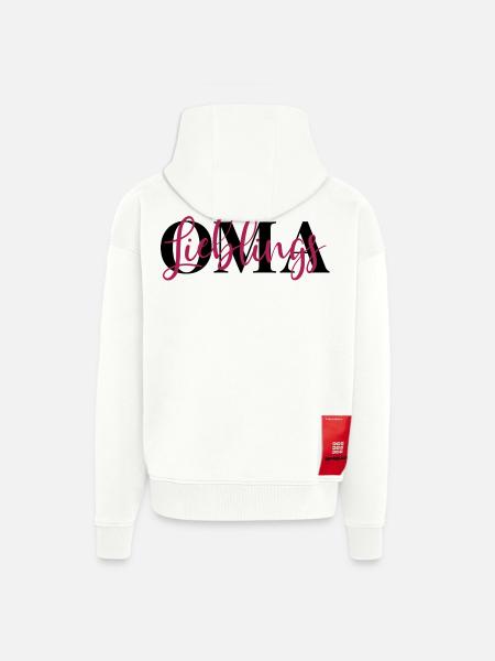 Lieblingsoma Oma - Zip Hoodie - made by SPREAD - OFF WHITE