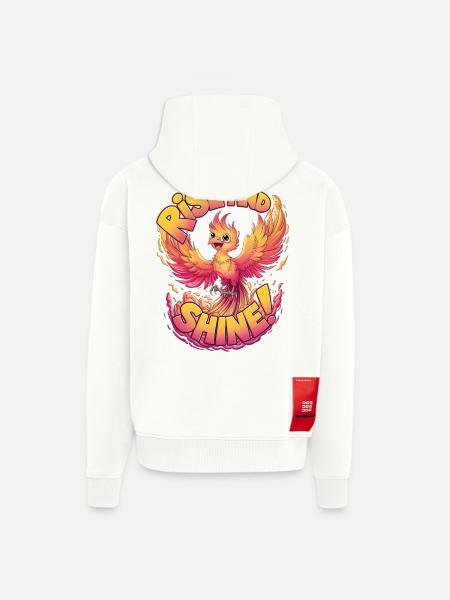 Raus aus den Federn - Zip Hoodie - made by SPREAD - OFF WHITE