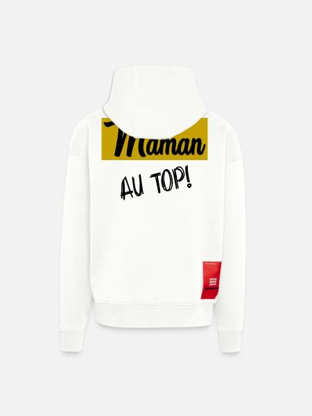 GRANNY. MOTHER'S DAY - Zip Hoodie - made by SPREAD - OFF WHITE