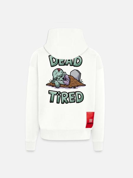Dead Tired - Zip Hoodie - made by SPREAD - OFF WHITE