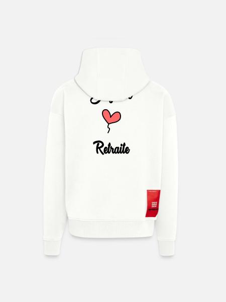 RETIREMENT - Zip Hoodie - made by SPREAD - OFF WHITE