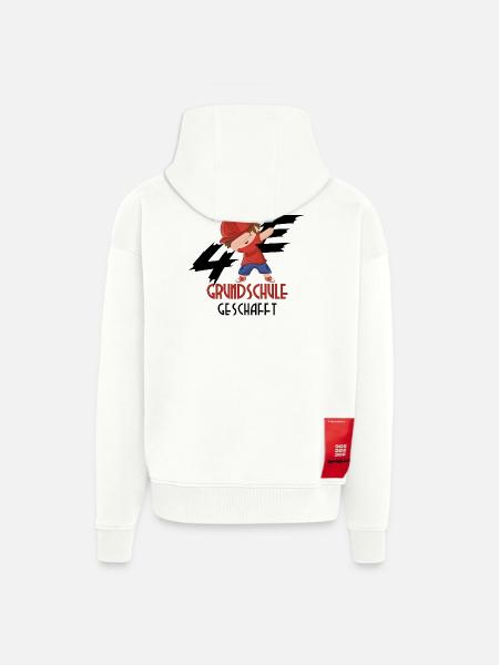 Dab Boy Grundschule - Zip Hoodie - made by SPREAD - OFF WHITE