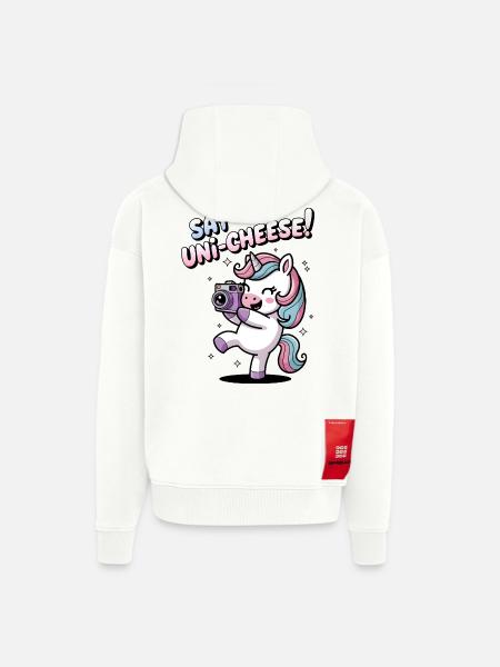 Say Uni-Cheese! - Zip Hoodie - made by SPREAD - OFF WHITE