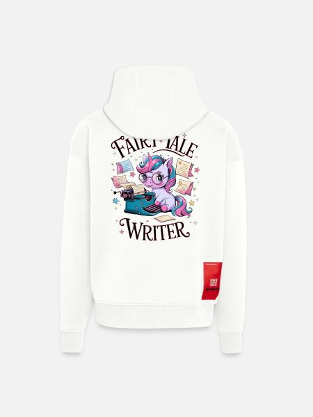 Fairy Tale Writer - Zip Hoodie - made by SPREAD - OFF WHITE