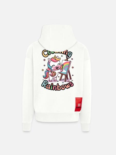 Creating Rainbows - Zip Hoodie - made by SPREAD - OFF WHITE