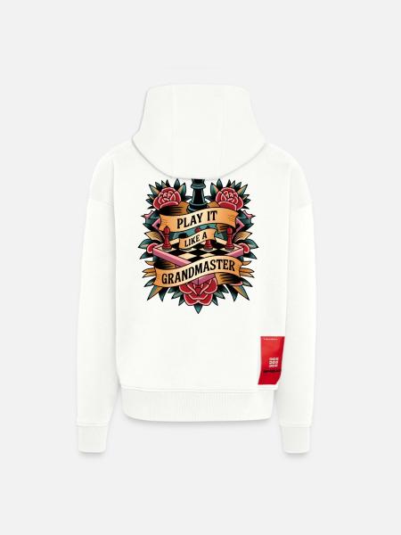 Play It Like A Grandmaster - Zip Hoodie - made by SPREAD - OFF WHITE