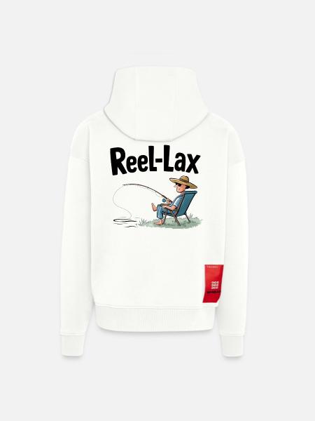 Reel laxiste - Veste à capuche bio épaisse oversize fabriqué en UE - OFF WHITE