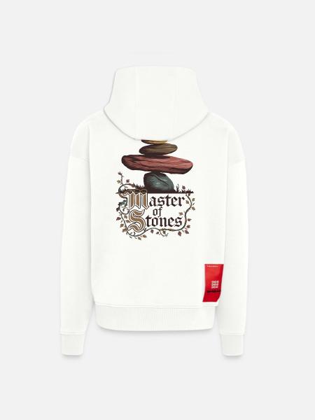 Master Of Stones - Zip Hoodie - made by SPREAD - OFF WHITE