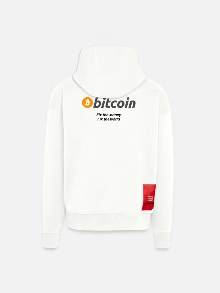 Fixthemoney - Zip Hoodie - made by SPREAD - OFF WHITE