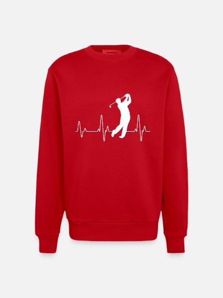 Le golf - Sweat bio épais oversize fabriqué en UE - rouge
