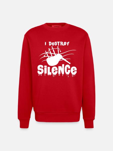 Dudelsack - Heavyweight Oversized Organic Crew Neck Made in EU - Rot