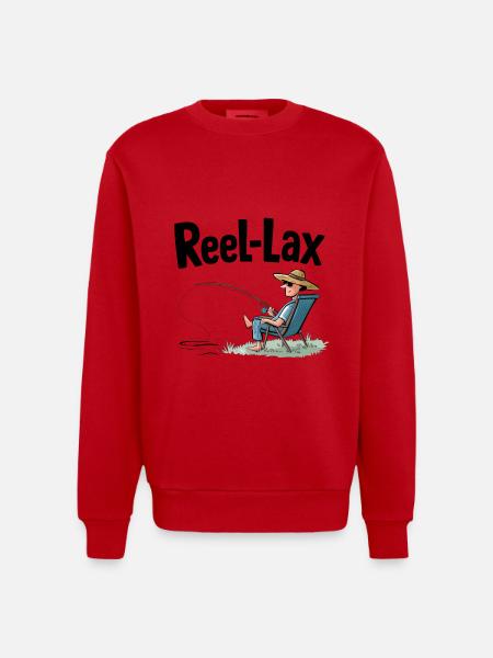Reel laxiste - Sweat bio épais oversize fabriqué en UE - rouge