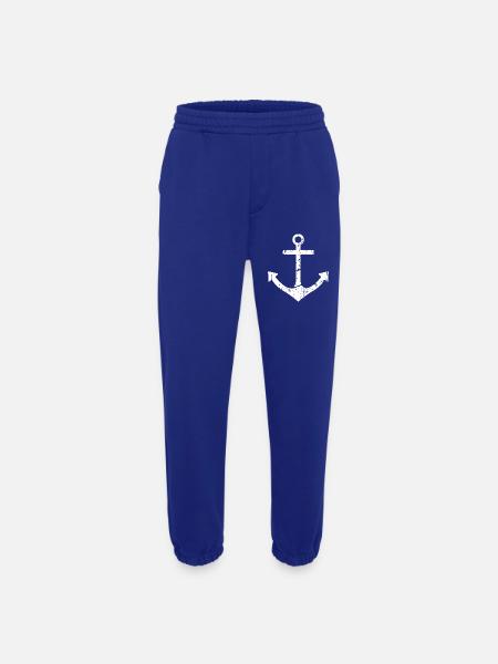anchor - Heavyweight Jogging Pants - made by SPREAD - Iconic Blue