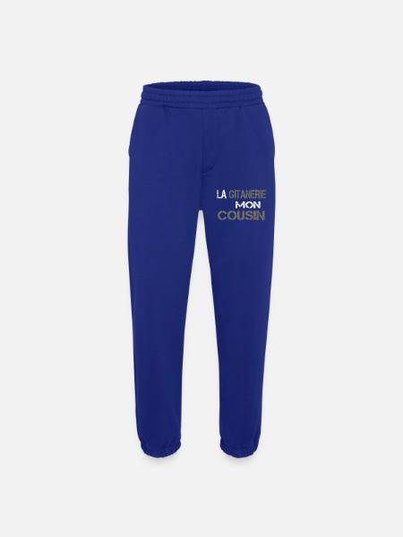 La gitanerie mon cousin - Pantalon de jogging bio épais fabriqué en UE - Iconic Blue