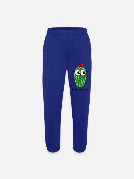 Free Hugs Cactus - Heavyweight Jogging Pants - made by SPREAD - Iconic Blue