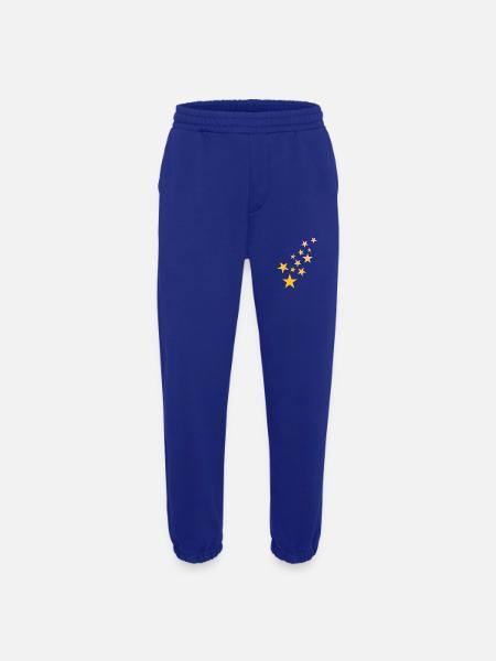Star asterisk pattern starry sky - Heavyweight Jogging Pants - made by SPREAD - Iconic Blue