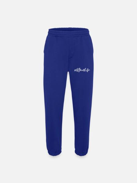 Momlife - Slogan Design - Heavyweight Jogging Pants - made by SPREAD  - Iconic Blue