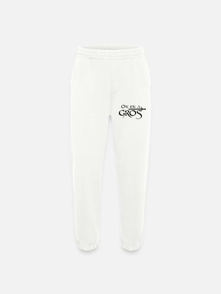 On en a gros - Pantalon de jogging bio épais fabriqué en UE - OFF WHITE