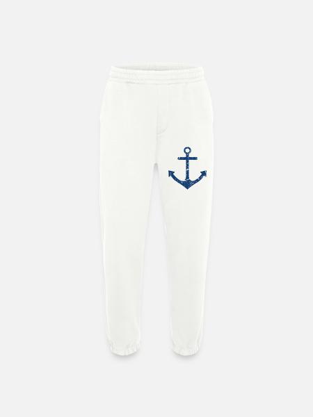 Ancre - Pantalon de jogging bio épais fabriqué en UE - OFF WHITE