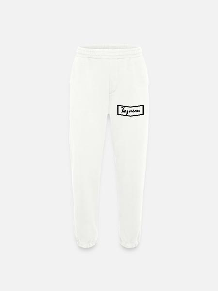 Ferguson TE20 hood logo - Heavyweight Jogging Pants - made by SPREAD  - OFF WHITE
