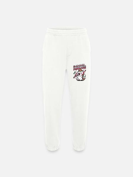 Fa-la-la-la Fabulous! - Heavyweight Jogging Pants - made by SPREAD  - OFF WHITE