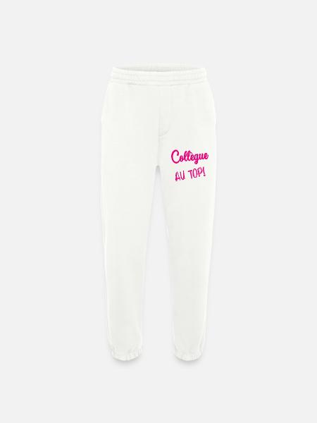RETIREMENT. RETIREMENT. RETIRED. RETIREMENT - Heavyweight Jogging Pants - made by SPREAD - OFF WHITE