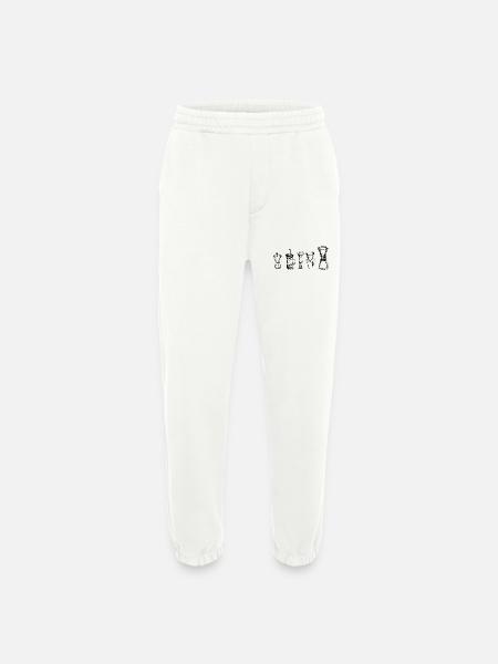 Alternative Coffee - Heavyweight Jogging Pants - made by SPREAD  - OFF WHITE