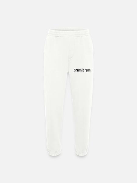 Brum Brum - Pantalon de jogging bio épais fabriqué en UE - OFF WHITE