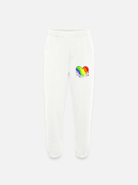 Heart - Heavyweight Jogging Pants - made by SPREAD - OFF WHITE