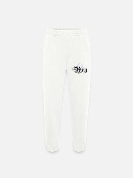 Rebel - Heavyweight Jogging Pants - made by SPREAD  - OFF WHITE
