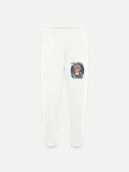 Tune Into Nature! - Heavyweight Jogging Pants - made by SPREAD - OFF WHITE