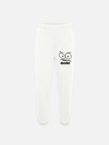 doeslief flehende Augen mit Fragezeichen-Blick - Heavyweight Jogginghose - made by SPREAD - OFF WHITE