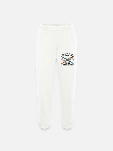 hautbois - Pantalon de jogging bio épais fabriqué en UE - OFF WHITE