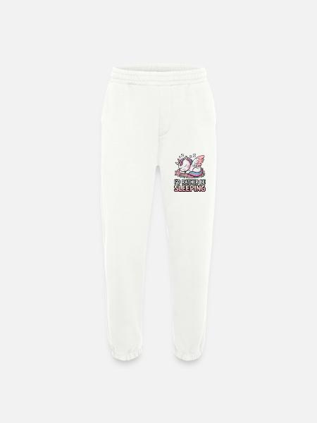 I'd Rather Be Sleeping - Heavyweight Jogging Pants - made by SPREAD - OFF WHITE