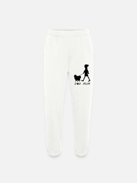 Dog Mum - Heavyweight Jogging Pants - made by SPREAD - OFF WHITE