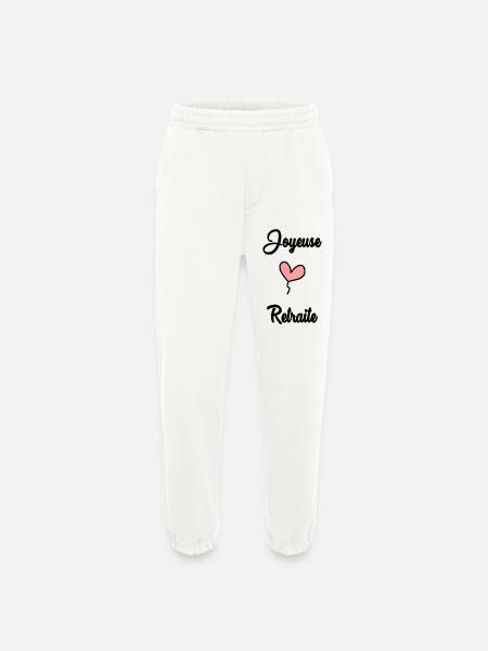 RETIREMENT. RETIREMENT. RETIRED - Heavyweight Jogging Pants - made by SPREAD - OFF WHITE
