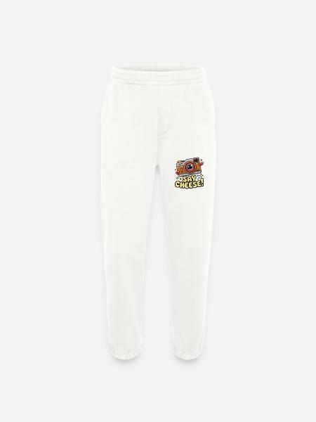Say Cheese! - Heavyweight Jogging Pants - made by SPREAD  - OFF WHITE