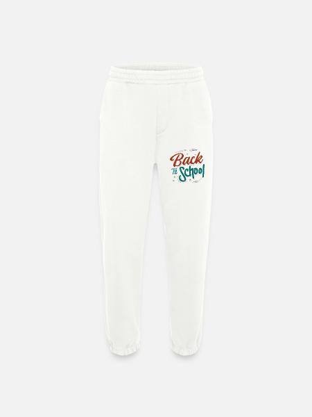 Back to school - Heavyweight Jogging Pants - made by SPREAD - OFF WHITE