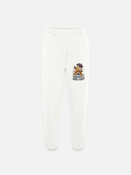 Hodl The Loot! - Heavyweight Jogging Pants - made by SPREAD - OFF WHITE