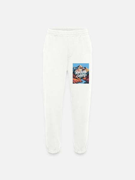 Rockies Calling - Heavyweight Jogging Pants - made by SPREAD  - OFF WHITE