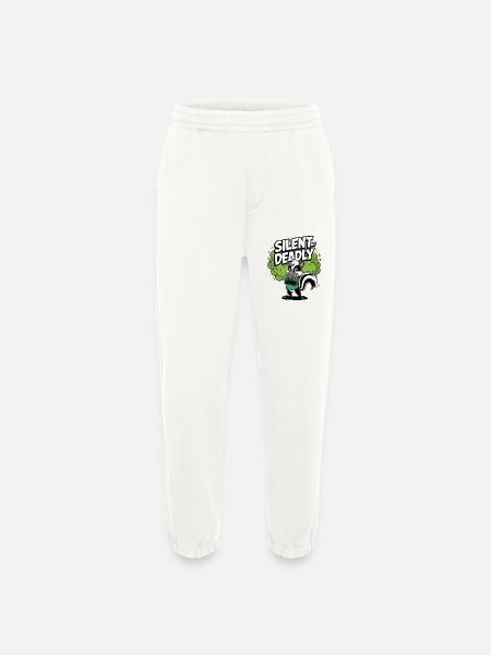 Silent But Deadly - Heavyweight Jogging Pants - made by SPREAD - OFF WHITE