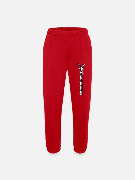 Zipper - Heavyweight Jogginghose - made by SPREAD - Rot